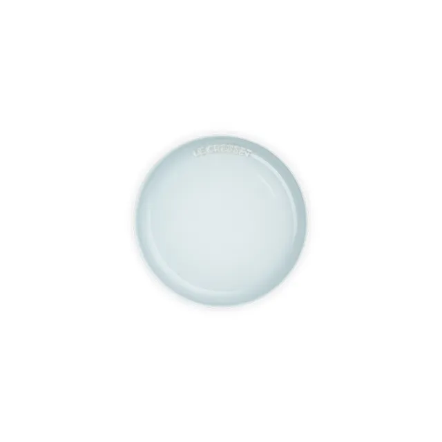 【Le Creuset】瓷器花蕾系列餐盤17cm(貝殼粉/湖水綠/銀灰藍 3色選1)