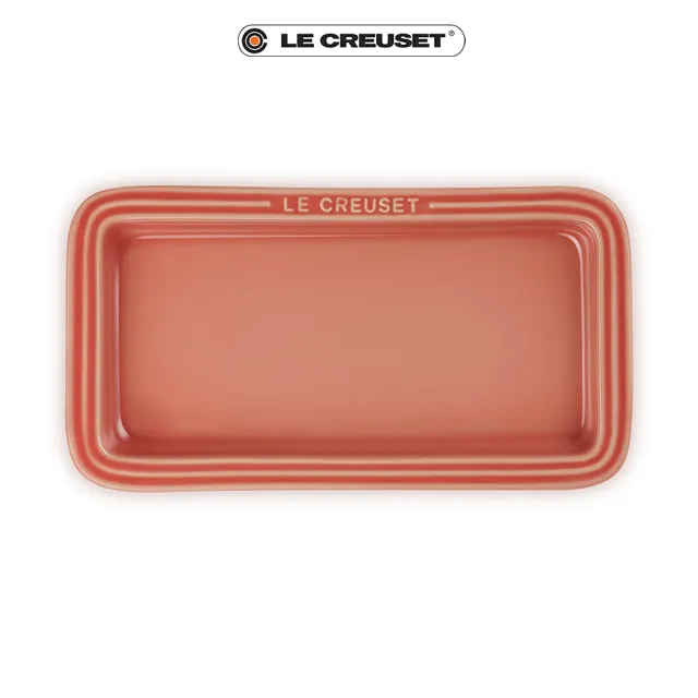【Le Creuset】瓷器長方盤25cm(鮭魚粉/閃亮黃/薄荷綠 3色選1)