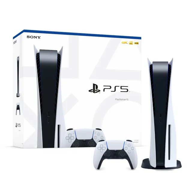 【SONY 索尼】PS5 光碟版主機 +《主機護蓋任選X1》