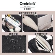 【Qminica】防潑水上下2層式收納後背包 NO.QM060(女後背包 男後背包)