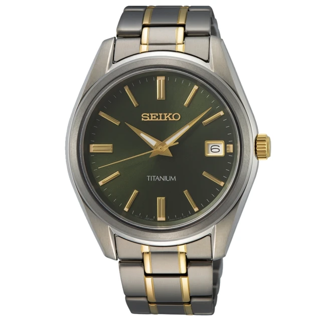 SEIKO 精工 CS系列 鈦金屬 日系簡約腕錶 雙11 特惠(SUR377P1/6N52-00B0G)