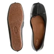 【Clarks】女鞋 Freckle Ice 全皮面對縫線設計蝴蝶結平底鞋 娃娃鞋(CLF52929C)