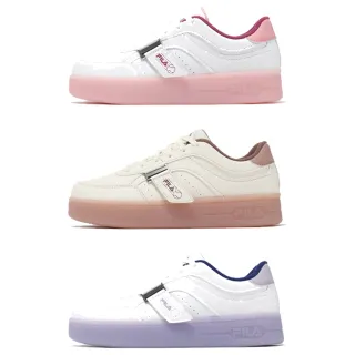 【FILA】休閒鞋 Jelly 女鞋 低筒 皮革 厚底 增高 小白鞋 斐樂 單一價(5C336Y194)