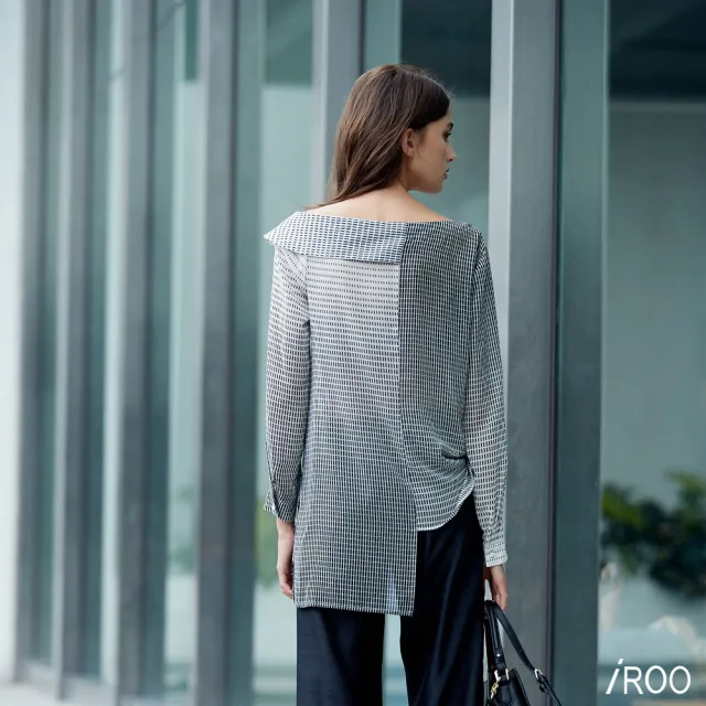 【iROO】漸層感經典時尚長袖上衣