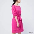 【iROO】優雅女伶流行設計五分袖洋裝