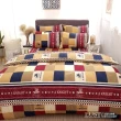 【Lust】羅馬假期 100%純棉、雙人5尺床包/枕套/舖棉被套6x7尺、台灣製