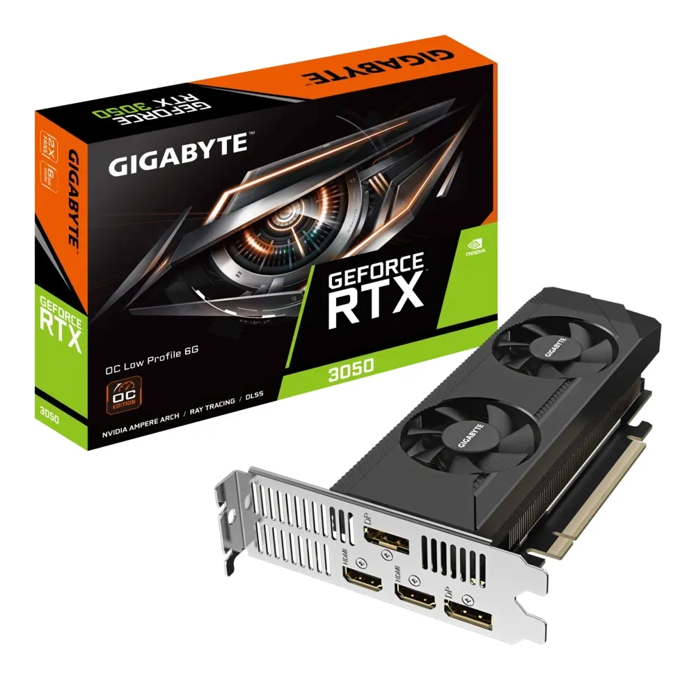 【GIGABYTE 技嘉】GeForce RTX 3050 OC Low Profile 6G 顯示卡