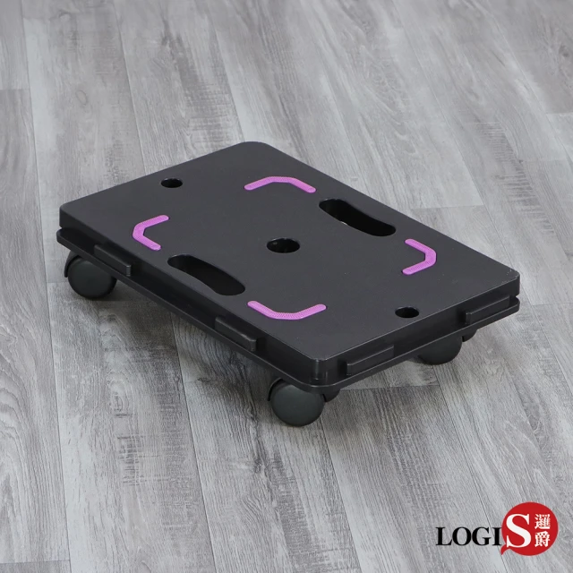 【LOGIS】耐重120kg靈巧搬運平板車(貼地車 搬運車 烏龜車 推車 拉貨車 板車)