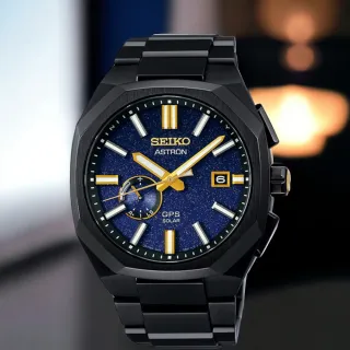 【SEIKO 精工】Astron 晨星 限量 鈦 多邊形 GPS衛星定位 萬年曆 太陽能 手錶(3X62-0AD0SD.SSJ021J1)