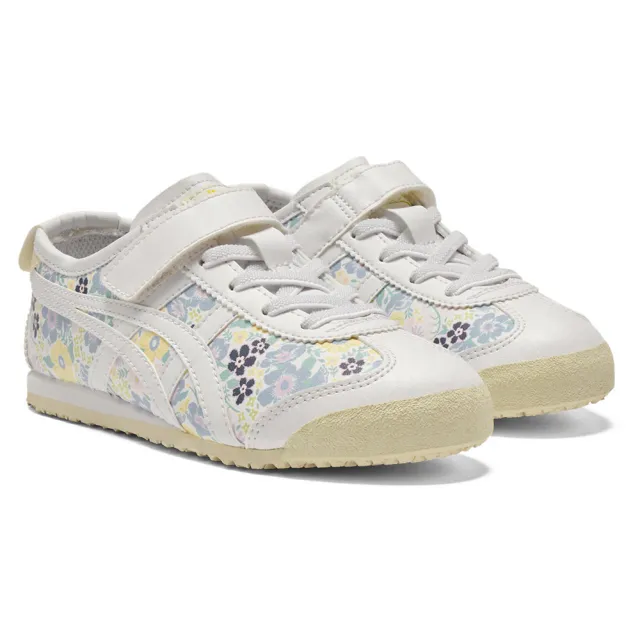 Onitsuka Tiger】Onitsuka Tiger鬼塚虎-KIDS藍綠花紋底白虎爪紋MEXICO 