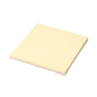 【MUJI 無印良品】便利貼/5mm方眼/150×150 黃.50張