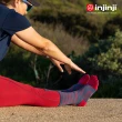 【Injinji】女 Ultra Run終極系列五趾中筒襪[莓果紅]WAA6804(避震緩衝 中筒襪 馬拉松 機能襪 女襪)