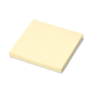 【MUJI 無印良品】便利貼/75×75 黃.50張