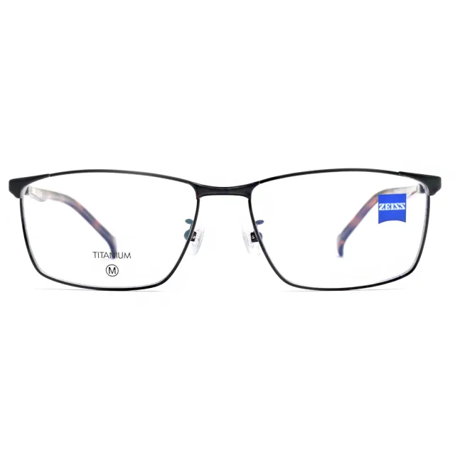 【ZEISS 蔡司】方框光學眼鏡(霧黑 琥珀#ZS22121LB 001)