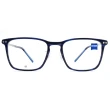 【ZEISS 蔡司】方框光學眼鏡(透深藍 銀#ZS22705LB 462)