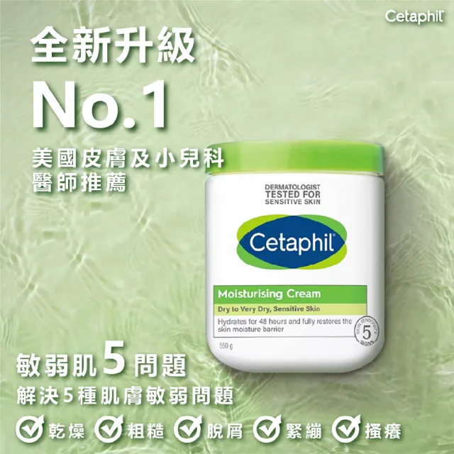 【Cetaphil】長效潤膚霜(550公克)