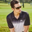 【Snowbee 司諾比】男款條紋漸層短袖Polo衫/高爾夫球衫-2色(吸濕排汗紗 球衣 運動上衣)