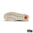 【FitFlop】RALLY 金屬後跟皮革拼接休閒鞋-女(都會白/金屬紅)