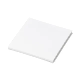 【MUJI 無印良品】便利貼/整面可黏貼式/75×75 白.30張
