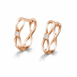 【蘇菲亞珠寶】14RK 無限造型 鑽石耳環