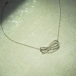 【mittag】double infinity necklace_雙無限項鍊(數學符號 無限符號 無限大 高音譜記號 五線譜)