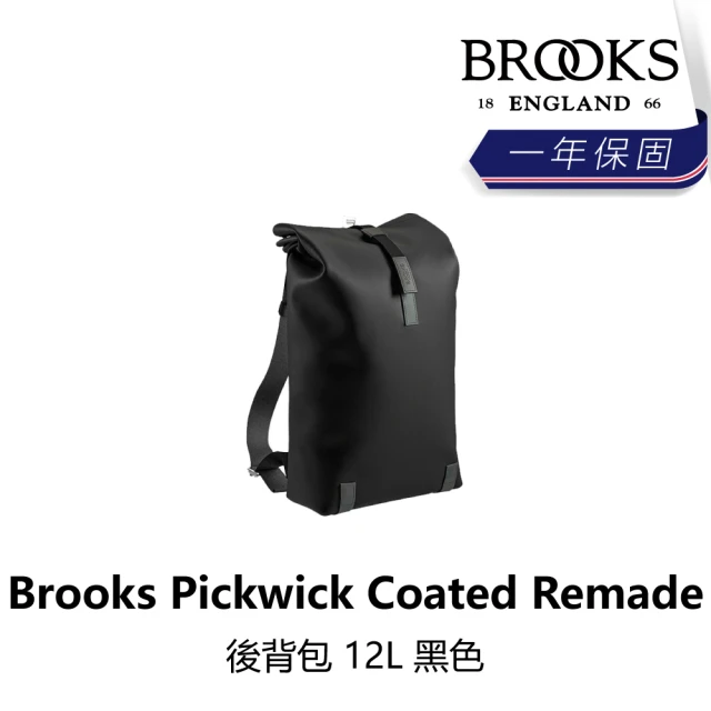 BROOKS Pickwick Coated Remade 後背包 12L 黑色(B2BK-336-MCPWCN)