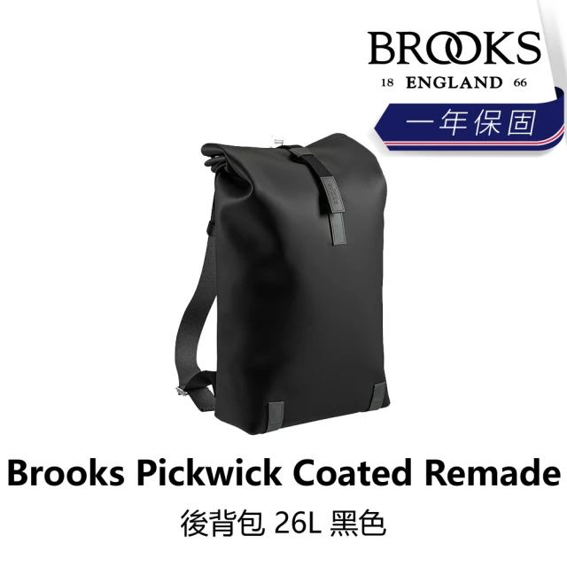 BROOKS Pickwick 帆布後背包 12L 黑色/灰