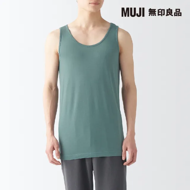 【MUJI 無印良品】男涼爽柔滑坦克背心(共5色)