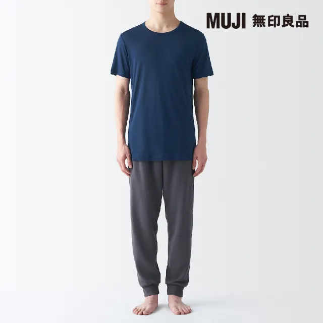 【MUJI 無印良品】男涼爽柔滑圓領短袖T恤(共5色)