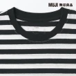 【MUJI 無印良品】兒童棉混聚酯纖維圓領短袖T恤(共9色)