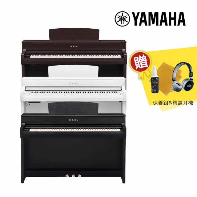 【Yamaha 山葉音樂】CLP-745 88鍵 數位電鋼琴 多色款(贈原廠琴椅 專用耳機 保養組 原廠保固一年)
