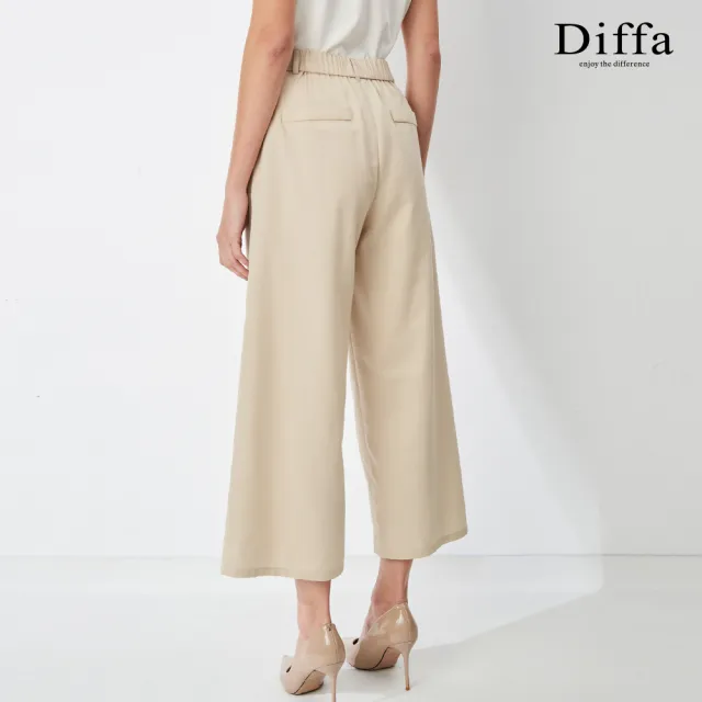 【Diffa】美型貼袋設計長寬褲-女