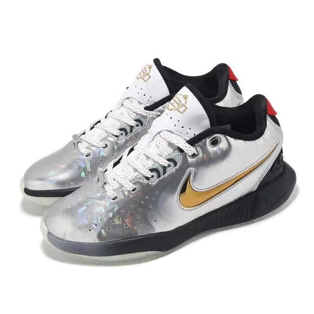 NIKE 耐吉 籃球鞋 LeBron XXI SE GS 大童 女鞋 銀 黑 All-Star 全明星賽 LBJ(FJ1530-001)