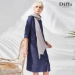 【Diffa】連袖設計連身洋裝-女