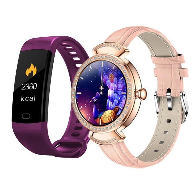 AFAMIC 艾法 M5 智慧手環 - 心率偵測 睡眠監測 GPS 計步 久坐提醒 橘紅紫色長效續航8-30天 iOS Android 相容