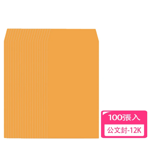 【小木屋】12K公文信封-100張入(隱密 資料袋 郵件 辦公 事務)