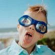 【美國Bling2o】兒童泳鏡 驚奇超人系列＿藍/紅色(防霧 抗UV 不含乳膠 兒童蛙鏡)