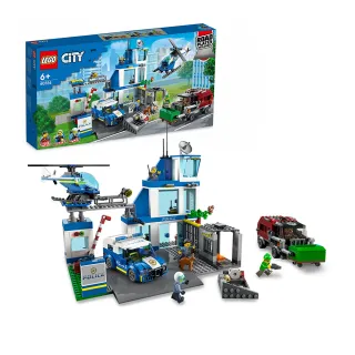【LEGO 樂高】城市系列 60316 城市警察局(玩具車 警察)