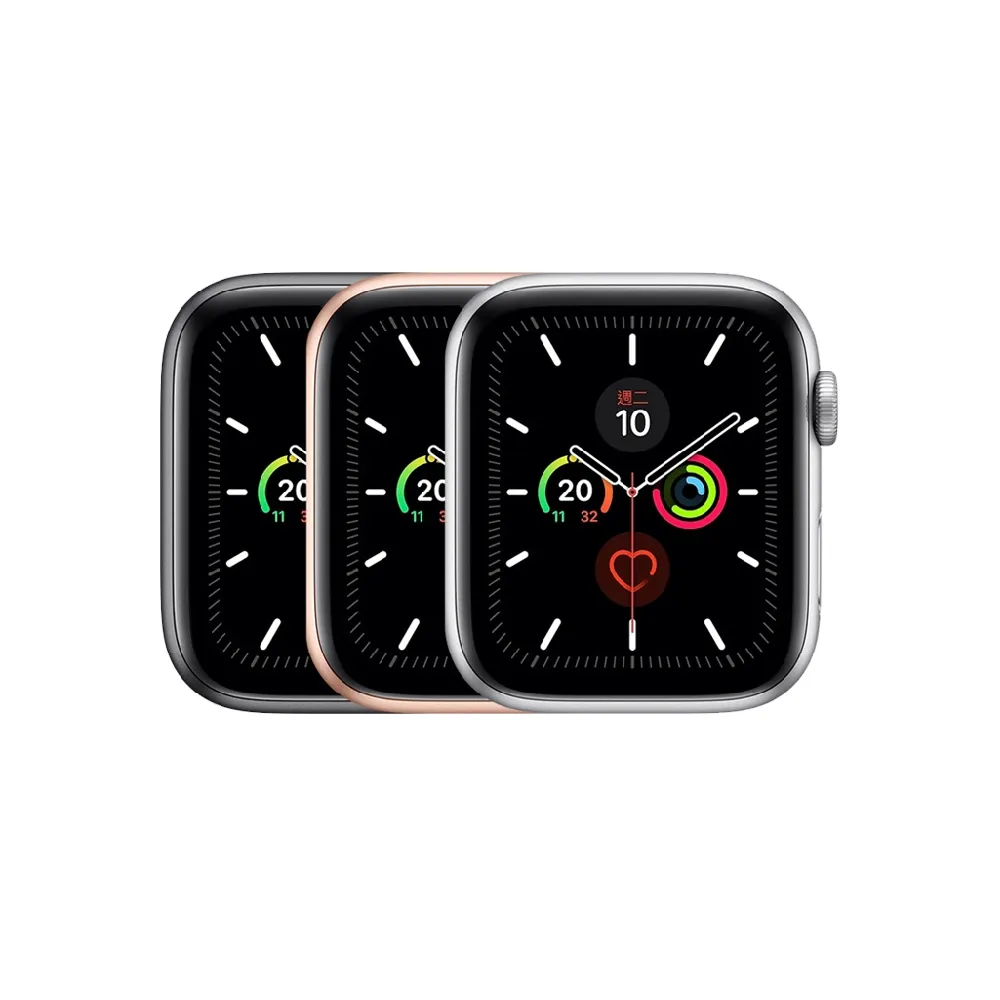 【Apple 蘋果】B 級福利品 Apple Watch S5 GPS 44mm(鋁金屬錶殼不含錶帶A2093)