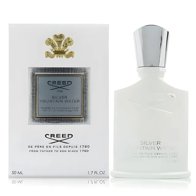 【CREED】Silver Mountain Water 銀色山泉男性淡香精 50ml(國際航空版)