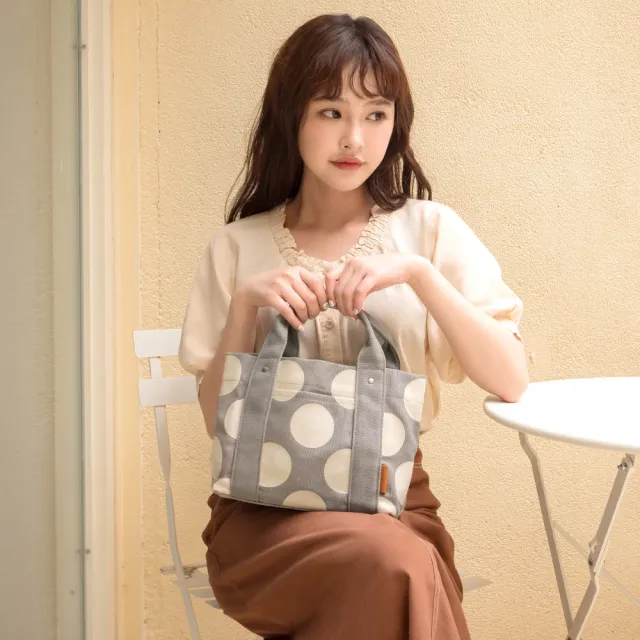 【Kiiwi O！官方直營】日本同步多隔層厚磅帆布托特包 KIMIKO 多色選(多隔層/手提/