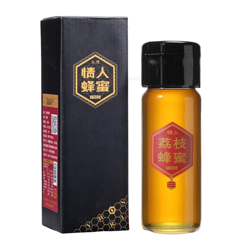 【情人蜂蜜】台灣國產首選荔枝蜂蜜420gX1入(附專屬外盒)