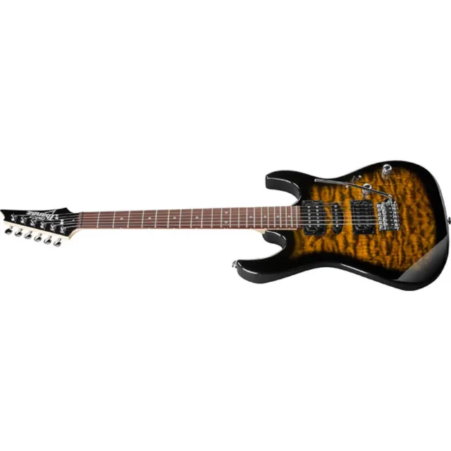 【IBANEZ】GRX70QASB 小搖座電吉他  新手超值組(原廠公司貨 商品皆有保固一年)