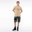 【JEEP】男裝 童趣風格吉普車圖騰短袖T恤(卡其)