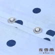 【MYVEGA 麥雪爾】天絲棉點點印花造型上衣-淺藍(2024春夏新品)