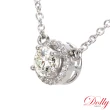 【DOLLY】0.30克拉 輕珠寶14K金完美車工鑽石項鍊(078)