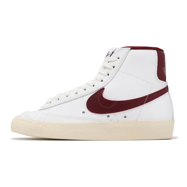 【NIKE 耐吉】休閒鞋 Wmns Blazer Mid 77 SE 女鞋 白 紅 Sisterhood 高筒 皮革(DV7003-100)