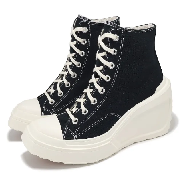 【CONVERSE】休閒鞋 Chuck 70 De Luxe Wedge HI 女鞋 厚底 高跟 1970 帆布 單一價(A07202C)