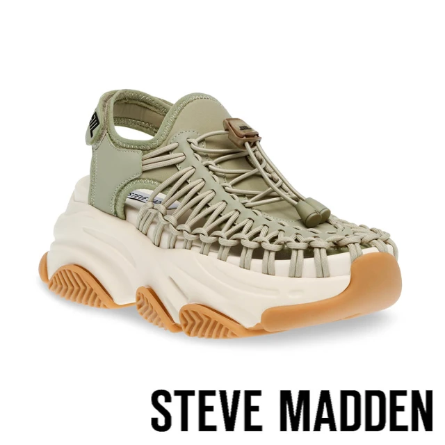 STEVE MADDEN POWER UP 編織鞋繩厚底休閒