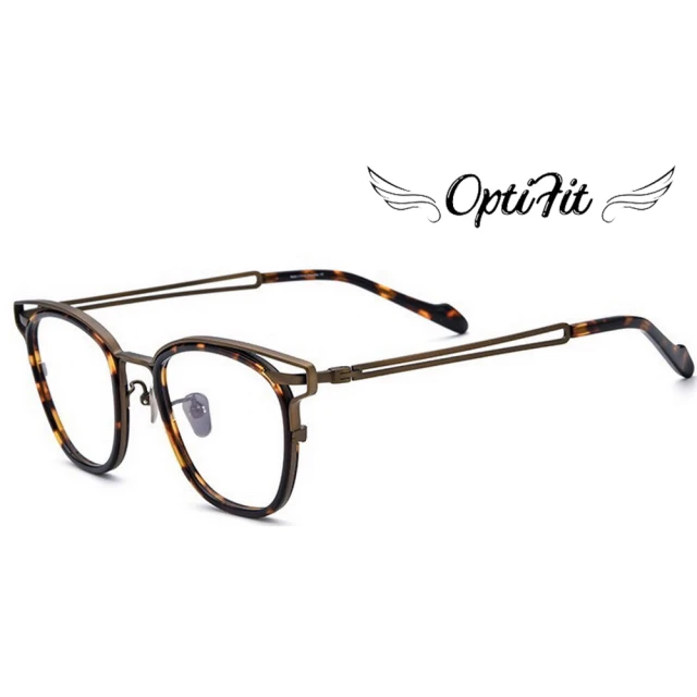 Opti Fit 亞洲版 純鈦+板材複合設計 造型光學眼鏡 OP190060 公司貨